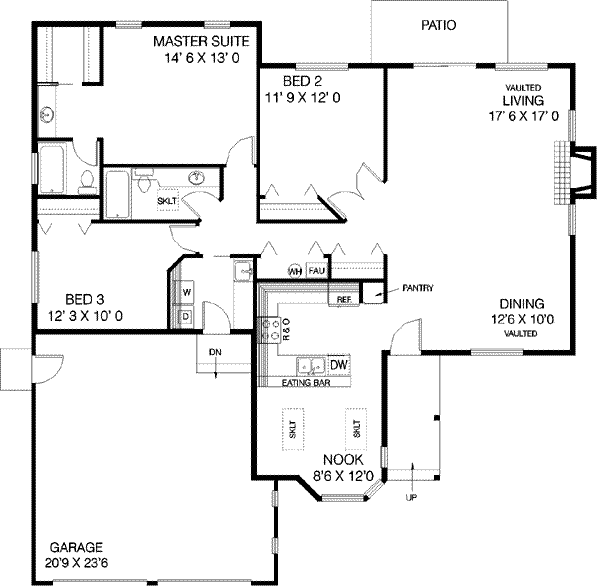 main floor house blueprint