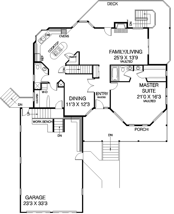 main floor house blueprint