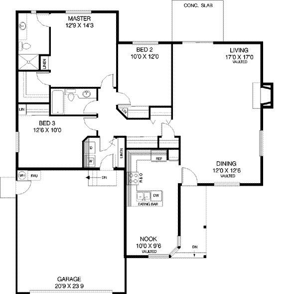 main floor house blueprint
