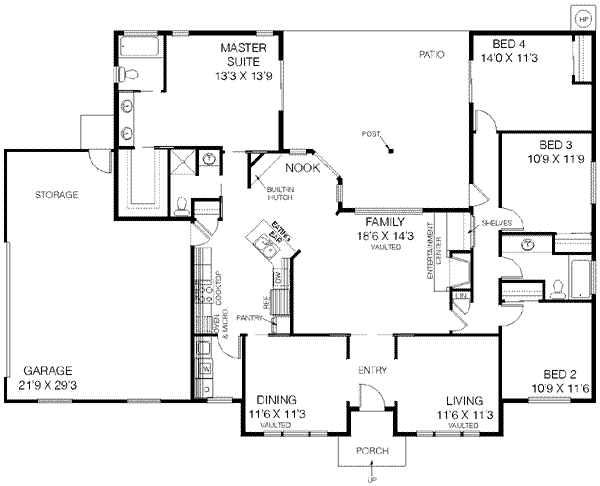 main floor house blueprint