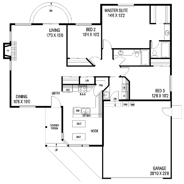 main floor house blueprint