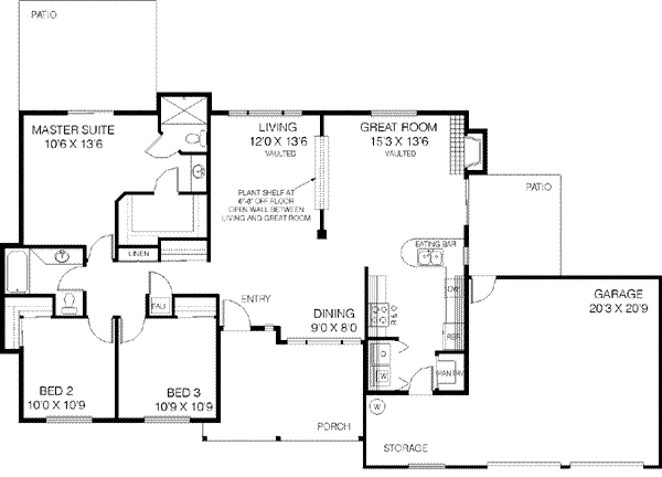 main floor house blueprint