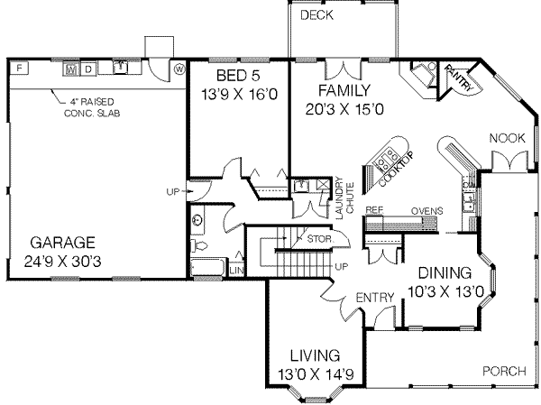 main floor house blueprint