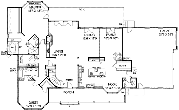 main floor house blueprint