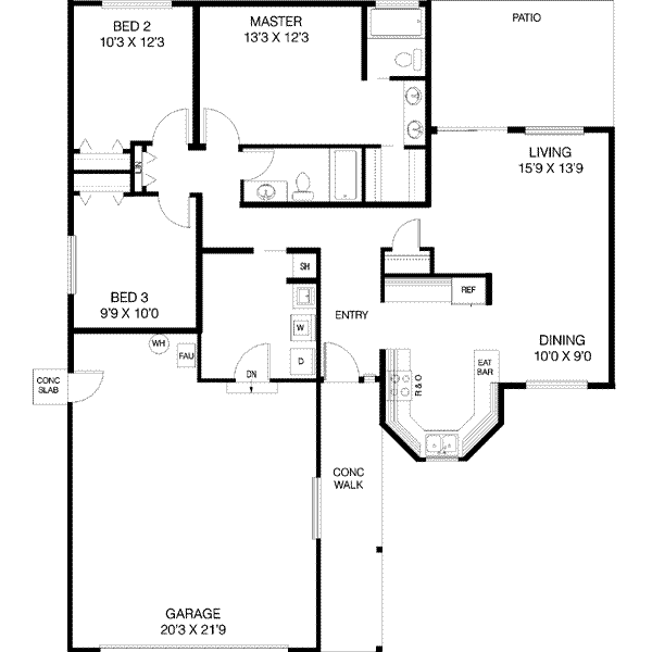 main floor house blueprint