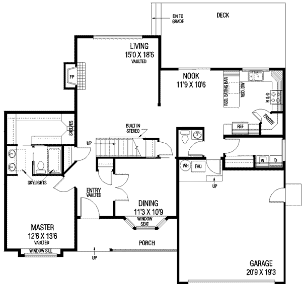 main floor house blueprint