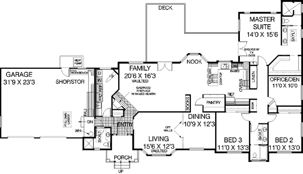 main floor house blueprint