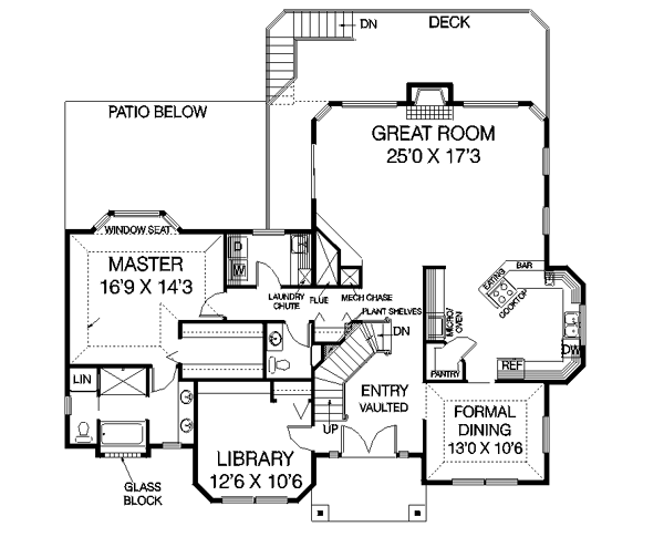 main floor house blueprint