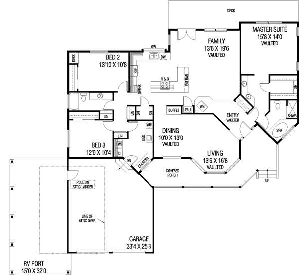 main floor house blueprint