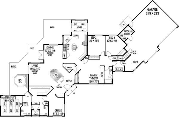 main floor house blueprint