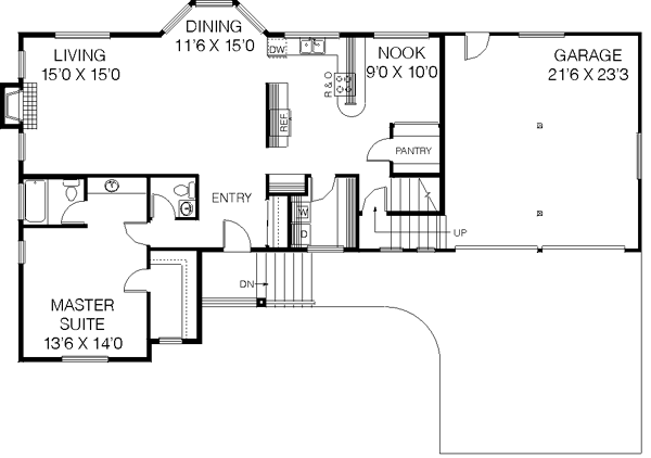 main floor house blueprint