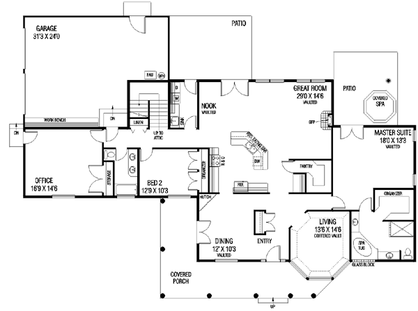 main floor house blueprint