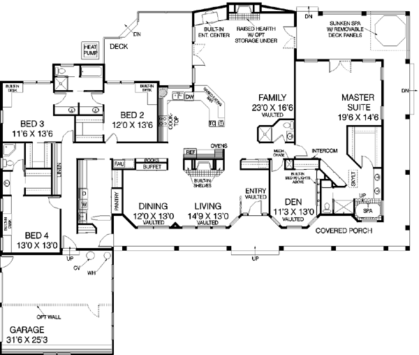 main floor house blueprint