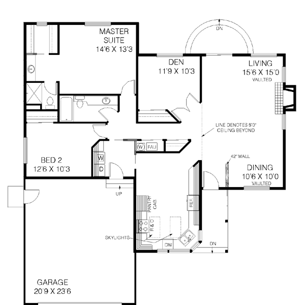 main floor house blueprint