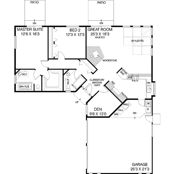 main floor house blueprint
