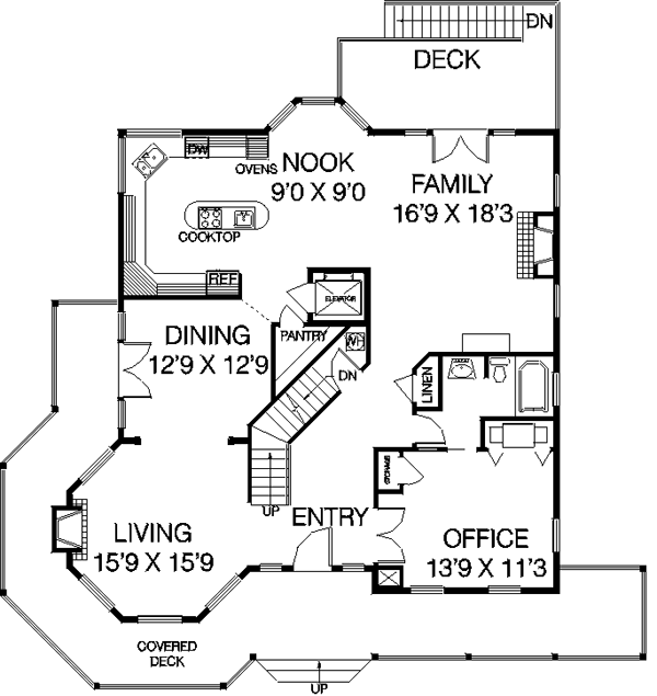 main floor house blueprint