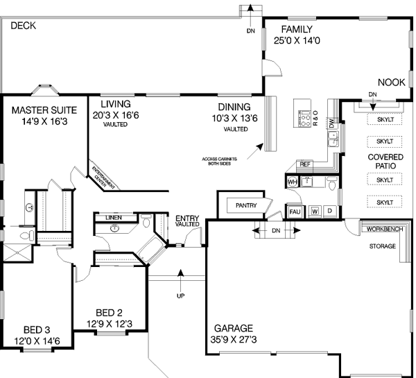 main floor house blueprint