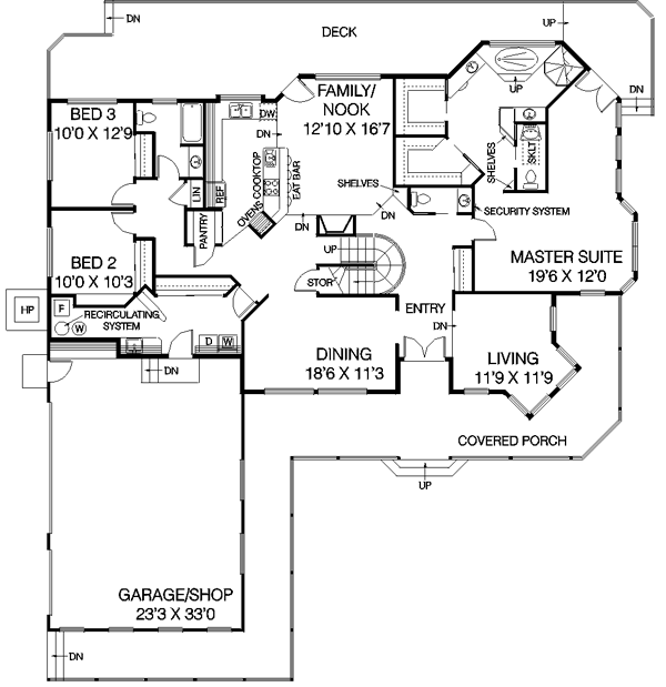 main floor house blueprint