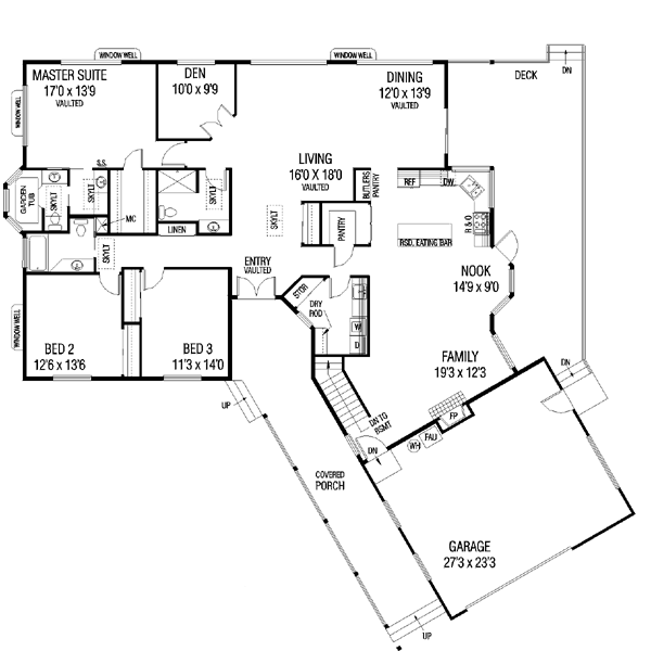 main floor house blueprint