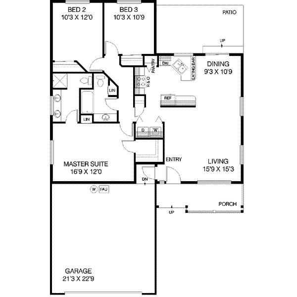 main floor house blueprint