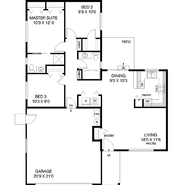 main floor house blueprint