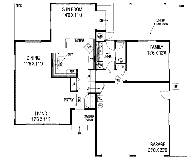 main floor house blueprint