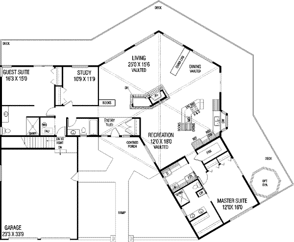 main floor house blueprint