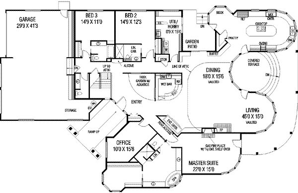 main floor house blueprint