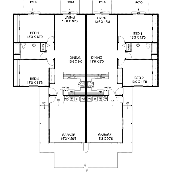main floor house blueprint