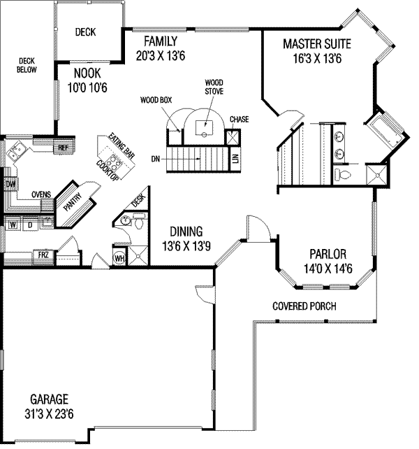 main floor house blueprint