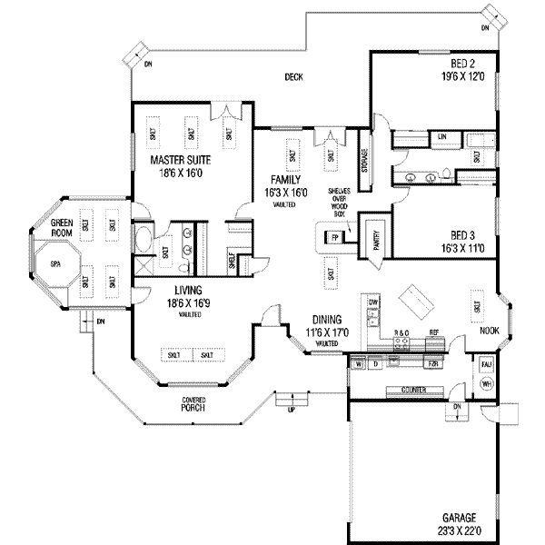 main floor house blueprint