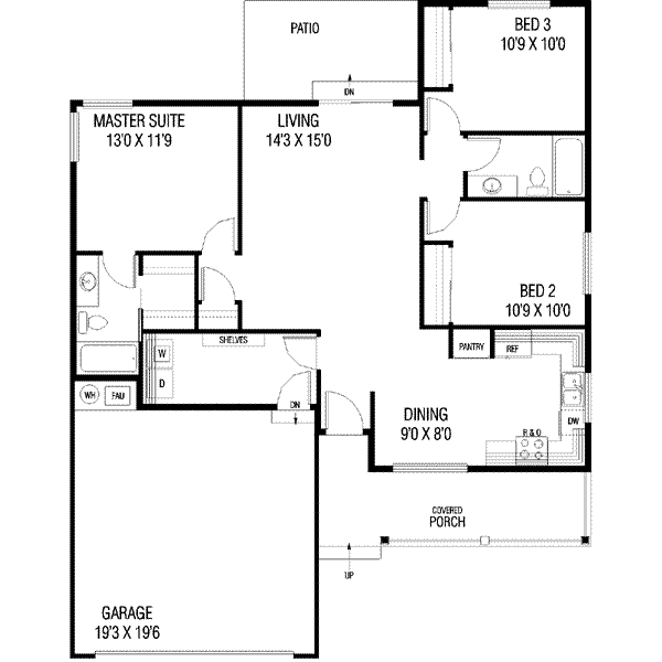 main floor house blueprint