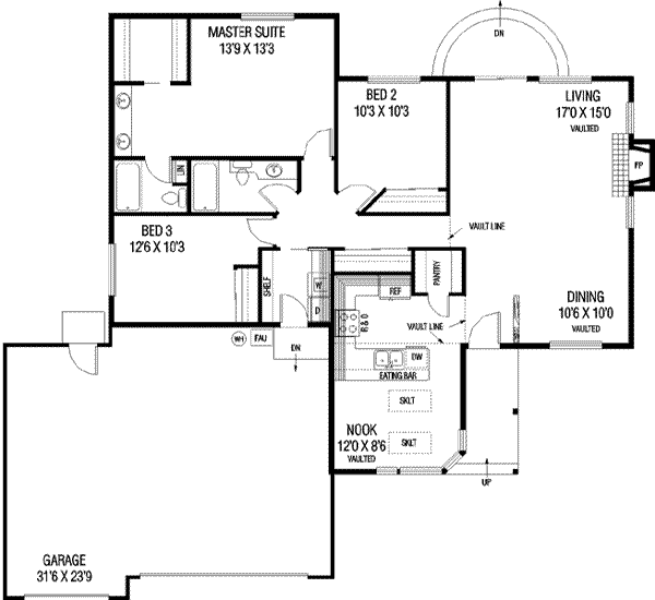 main floor house blueprint