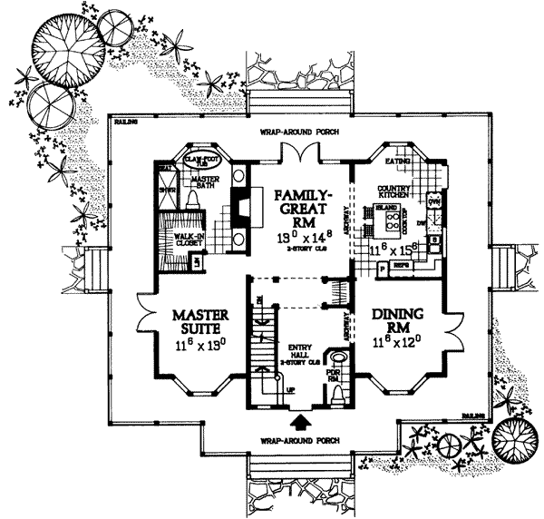 main floor house blueprint
