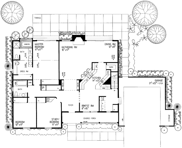 main floor house blueprint