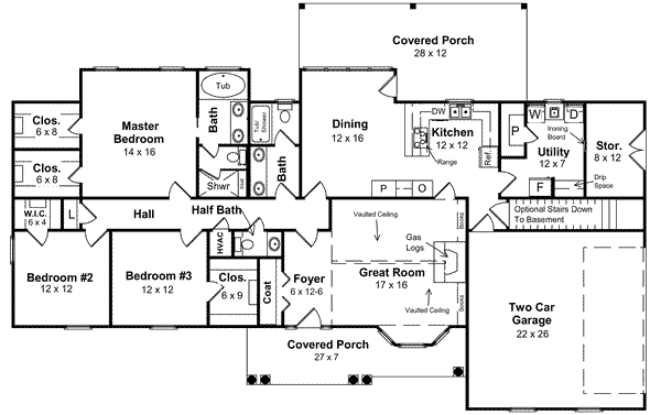 main floor house blueprint