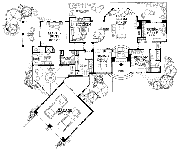 main floor house blueprint