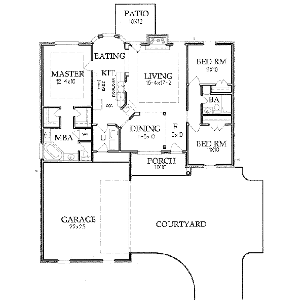 main floor house blueprint