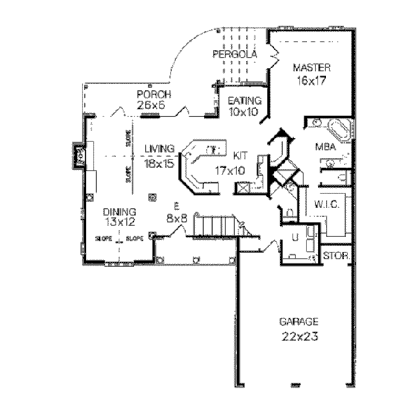 main floor house blueprint