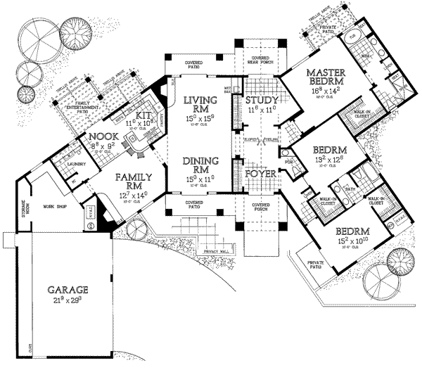 main floor house blueprint