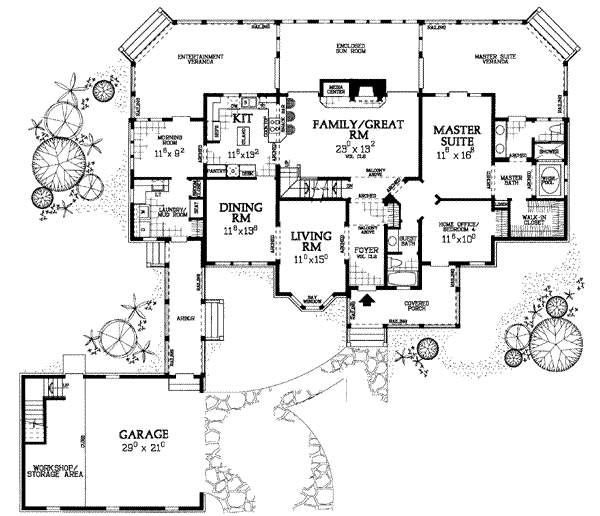 main floor house blueprint