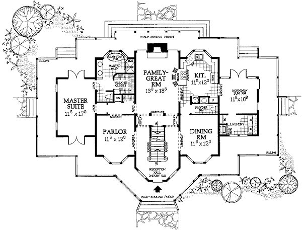 main floor house blueprint