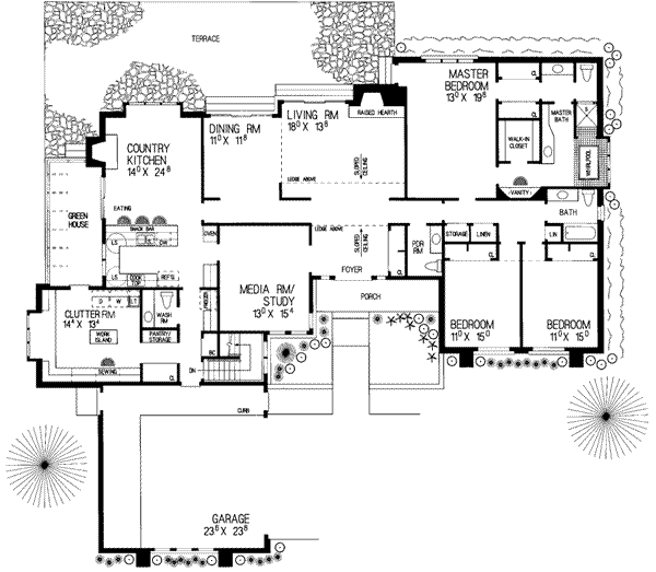 main floor house blueprint