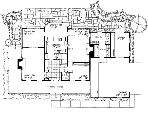 main floor house blueprint