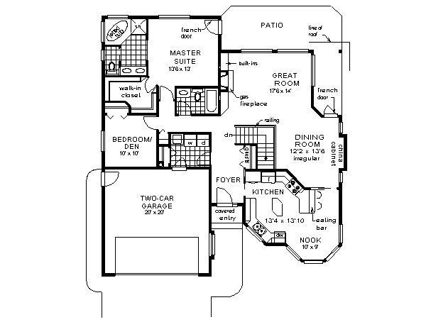 main floor house blueprint