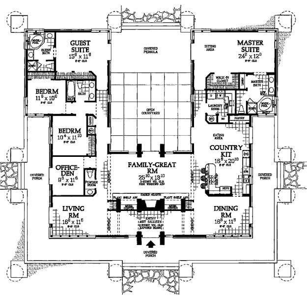 main floor house blueprint
