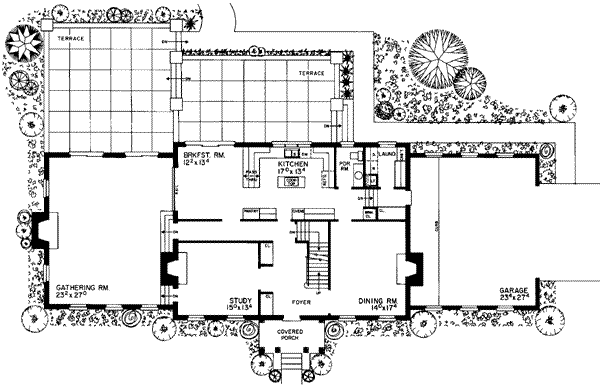 main floor house blueprint
