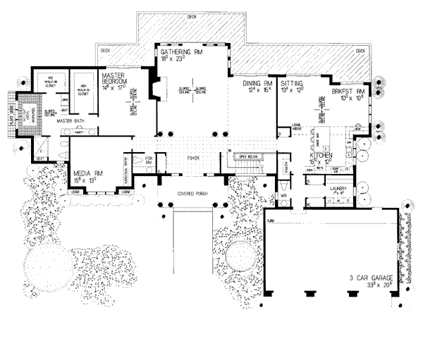 main floor house blueprint