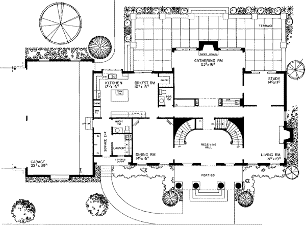 main floor house blueprint