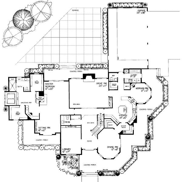 main floor house blueprint